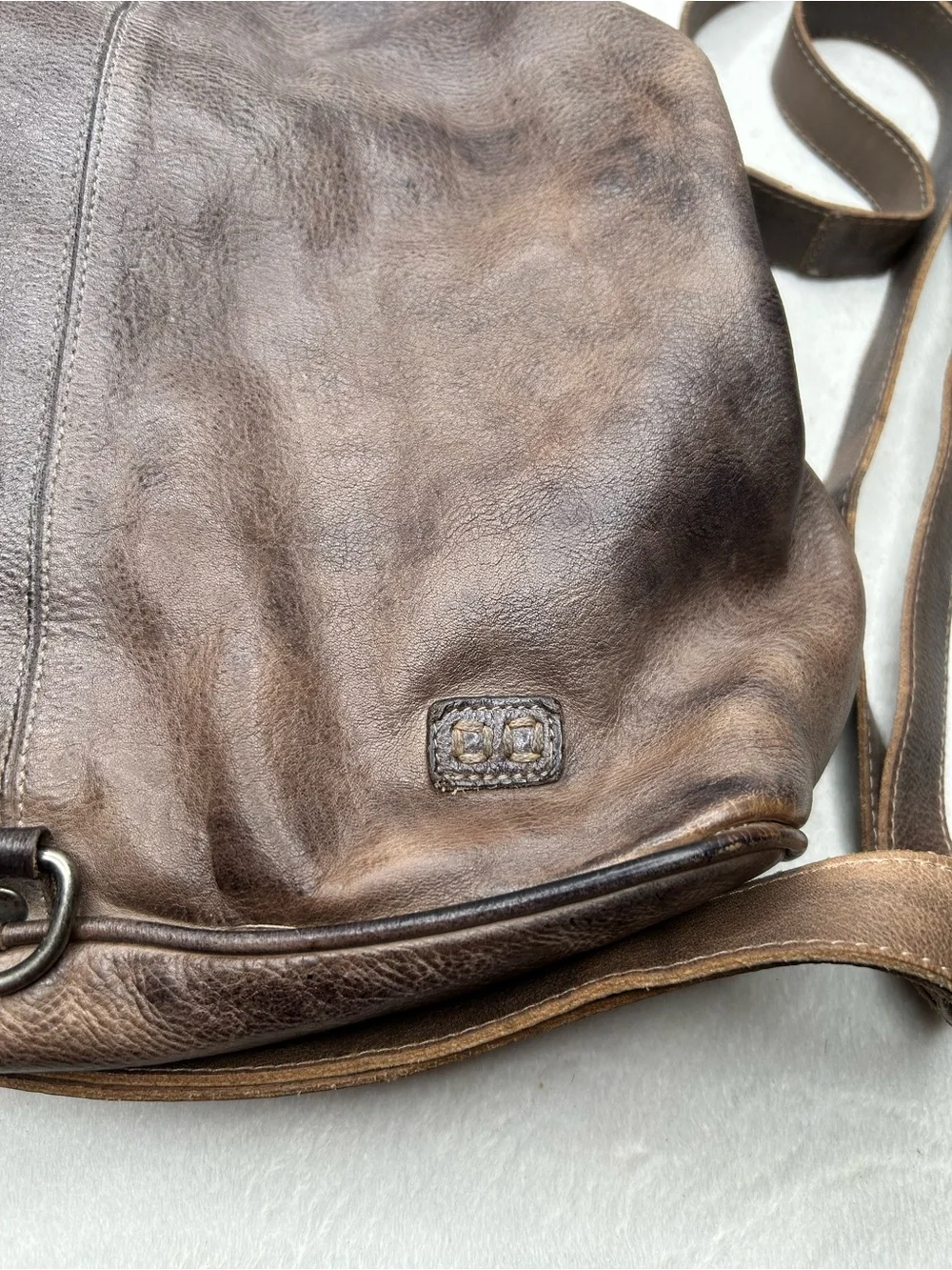 BED STU Delta Convertible Backpack Leather Boho